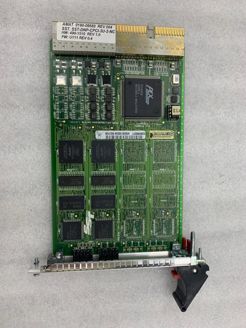 Applied Materials 0190-08680 CARD TWO CHANNEL DEVICENET CPCI 3U Applied Materials 0190-08680 CARD TWO CHANNEL DEVICENET CPCI 3U