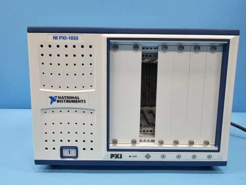 National Instruments NI PXI-1033 , 194918E-01L REV.3 5Slot PXI Chassis Mainframe