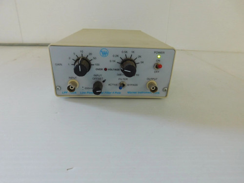 Warner Instruments LPF-100B 4-Pole Low Pass Bessel Filter (CWW95)