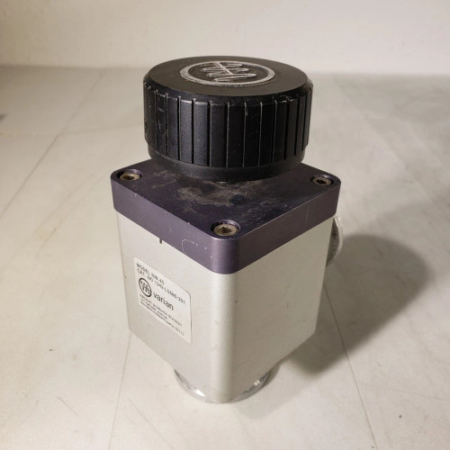 Varian KF40 NW40 1242-L5680-301 High Vacuum Spring Bellows Valve Fitting Angle