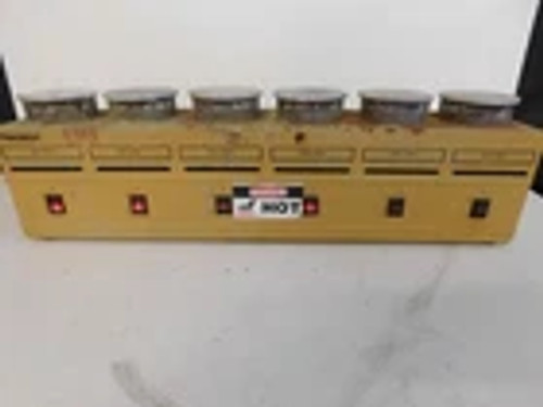 PRECISION VARI-HEAT 6-HOT PLATE BURNER STATION- model 65500 (LXJ22)