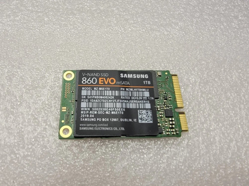 Samsung 3D V-NAND SSD 860 EVO MZ-M6E1T0 1TB mSATA Solid State Drive HD881 1.8"