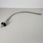 Metal Braided High Pressure Hose 30 Inch 1/2" NPT CGA580 Male Threaded Connector