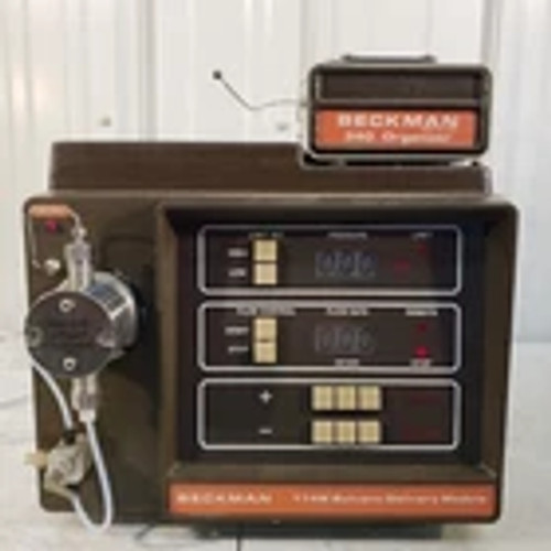 Beckman 114M Solvent Delivery Module, HPLC Pump with Beckman 340 Organizer