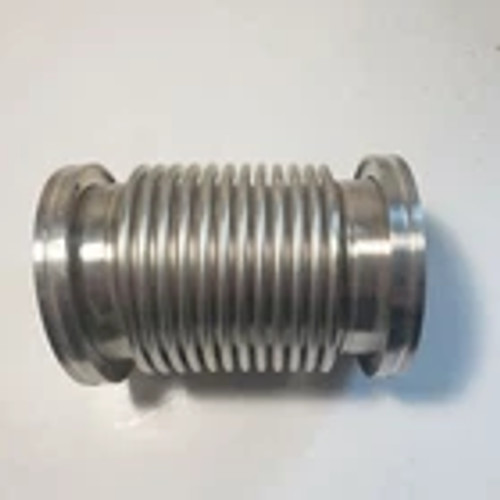 NW80 ISO80 F 80F Bellows Adapter Flange High Vacuum 5" Long Stainless Steel