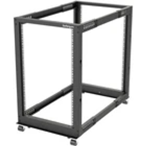 StarTech 18U Open Frame Rack 4 Post 22 to 40 4POSTRACK18U