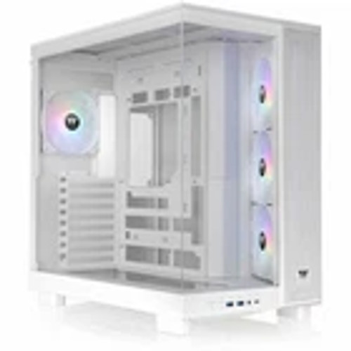 Thermaltake View 380 XL TG ARGB Snow Mid Tower Chassis CA11E00M6WN00