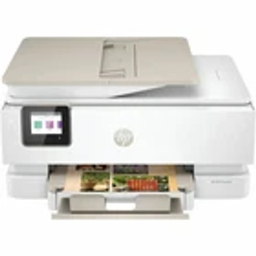 HP ENVY Photo 7975 Wired Wireless Inkjet Multifunction Printer Color White Lig