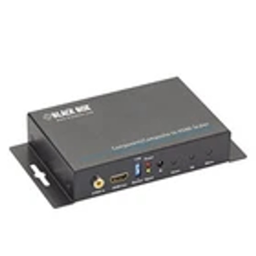 Black Box Black BoxComponentCompositeToHDMI Scaler And Converter With Audio