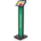 IPAD 109IN 10TH GEN SPACE ENCLOSURE BRANDABLE FLOOR STAND BLACK