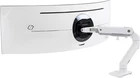 Ergotron HX Ultrawide Monitor Arm Desk Mount with HD Pivot Bright White