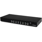 StarTech 8 Port 1U Rackmount USB KVM Switch with OSD