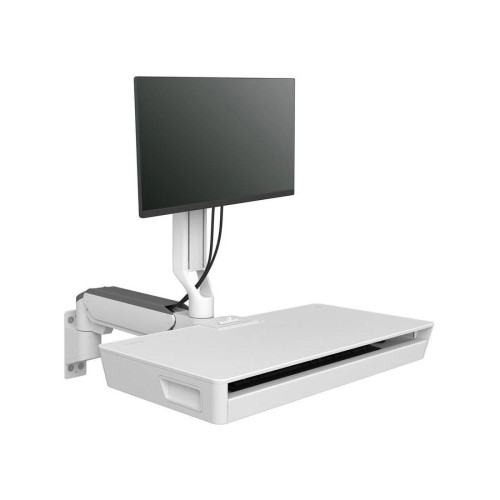 Ergotron CareFit Mounting Arm for Keyboard Monitor LCD Monitor White