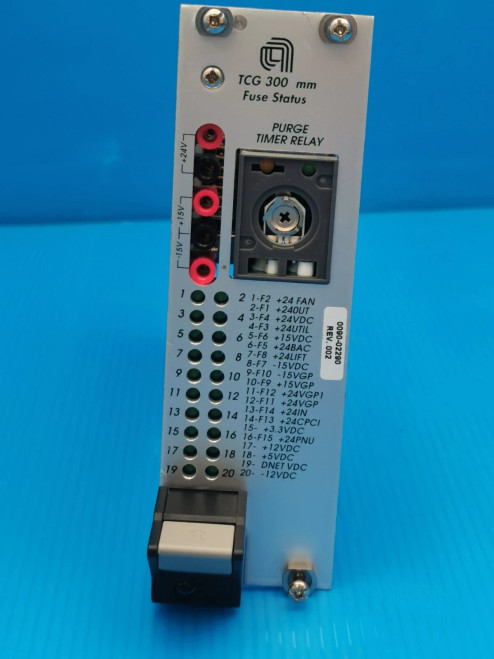Applied materials AMAT 009002290 010001350 TCG 300mm FUSE STATUS CARD