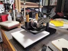 Cantilever Ttype Leather Diecutting Machine Rubber Cloth Stamping Machine