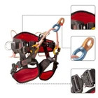 New Arborist Saddle Tree Climbing Half Body Harness Rope Bridge Caving Rescue