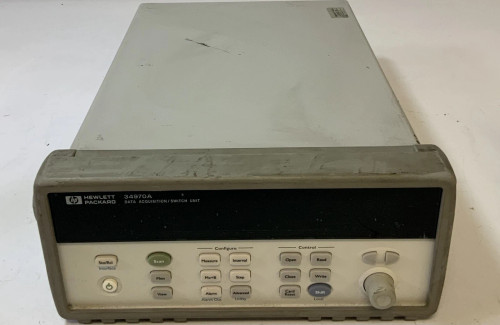 HP 34970A Data Acquisition/Switch Unit, White & Black "W1B"