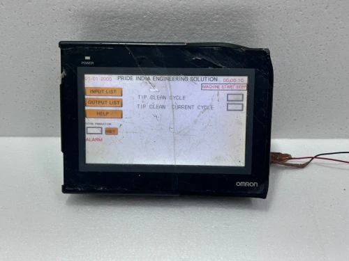OMRON NB7W-TW00B HMI 7" COLOR TFT LCD BROKEN