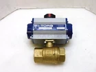 BITORQ IP2P1052SRPN PNEUMATIC ACTUATOR W BRONZE BALL VALVE 1NPT