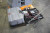Taski Duobot 1850 Floor Scrubber W/ 2 Batteries, 2 Chargers,& Battery Cart 16HRS