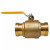 3" Full Port Brass Ball Valve with Press Ends, Lead Free, ProPress Compatible