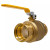 3" Full Port Brass Ball Valve with Press Ends, Lead Free, ProPress Compatible