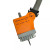 Connectral 873 S 010 88-43 Female Connector with Burny 22 Pin Male Adapter
