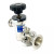 Kurt J. Lesker SL0100MVQF 1 in FKM Seal SS Inline Valve QF25 FLGS In Out Offset
