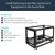 StarTech 3U Fixed 19 Adjustable Depth Universal Server Rack Rails