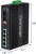 TRENDnet 6Port Industrial Gigabit PoE DINRail Switch 12  56 V TIPG62B