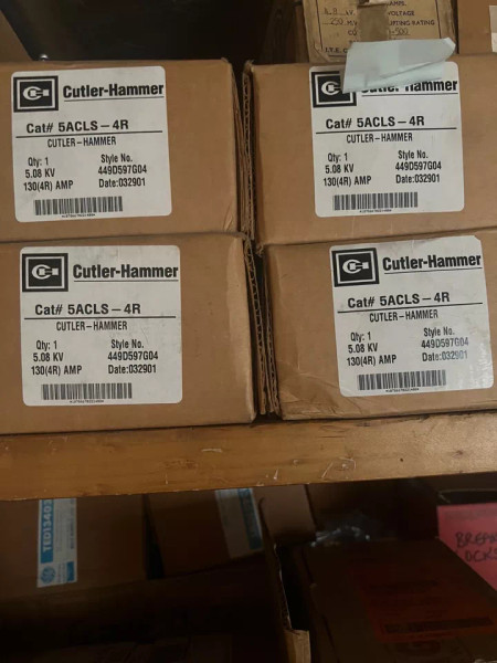 Cutler Hammer 5ACLS-4R High Voltage Fuse 130a Amp 5.08kv-ac