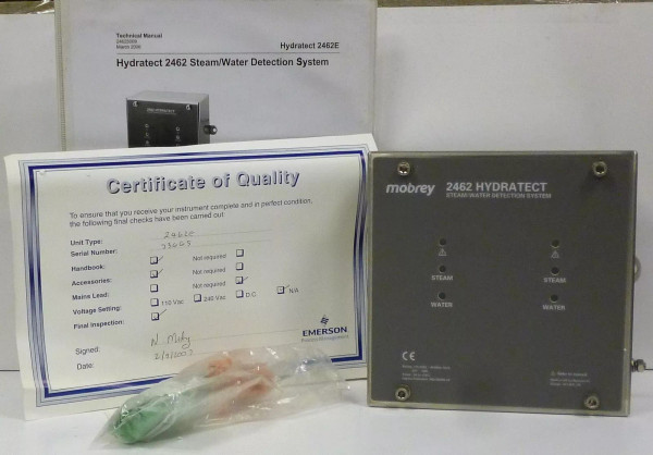 Emerson 2462E mobrey Hydratect Steam/Water Detection System