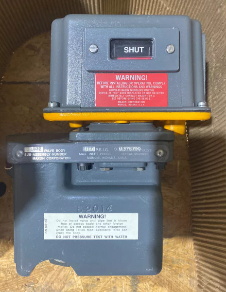 Maxon Corp. 31972 Hydraulic Lock Valve W/Coen Actuator