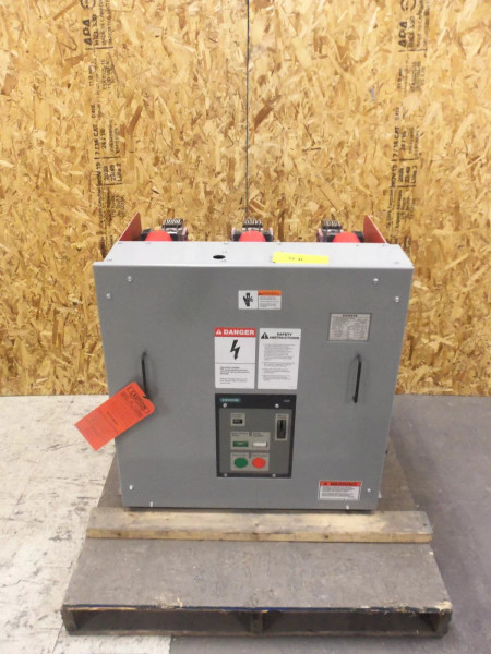 SIEMENS 5-GMI-350-1200-78 1200A 4.76kV 4760V AC HIGH VOLTAGE CIRCUIT BREAKER