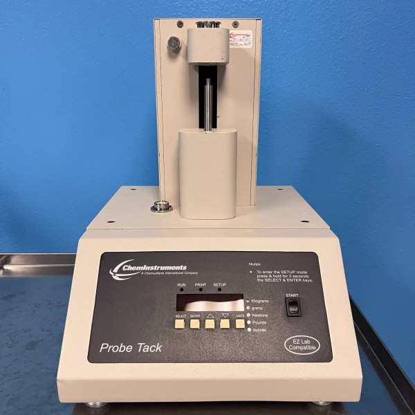 ChemInstruments PT-1000 Polyken Adhesive Laminates Probe Tack Sequence Tester