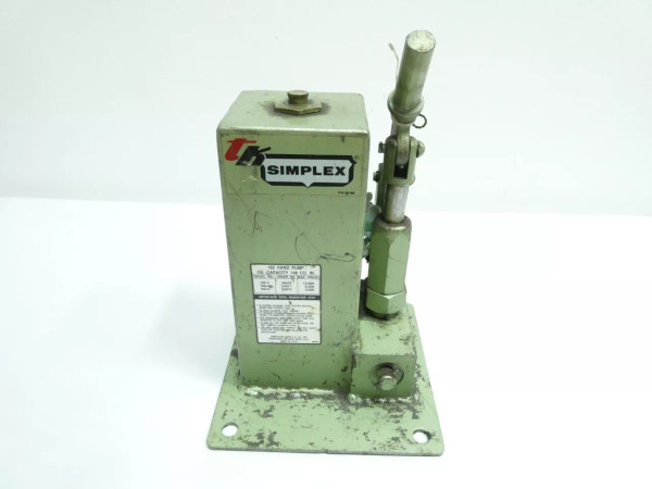 Simplex 160-4 Hand Pump 6500psi