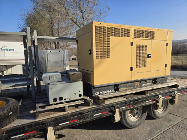 2002 Caterpillar Olympian G100F3 Standby Generator 100 KW Power Cat