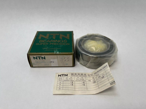 NTN 7010CDBGNP4 Bearing 50x80x16 mm 7010C 7010-C-DB-GN-P4 Japan 2 Pcs NTN 7010CDBGNP4 Bearing 50x80x16 mm 7010C 7010-C-DB-GN-P4 Japan 2 Pcs