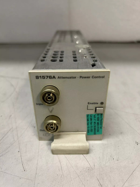 Agilent 81576A Variable Optical Attenuator w/ Power Control & Straight Interface