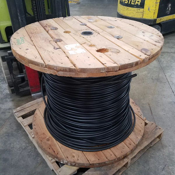 Corning Optical Cable, 12-00, Dir Bur, Black - NEW