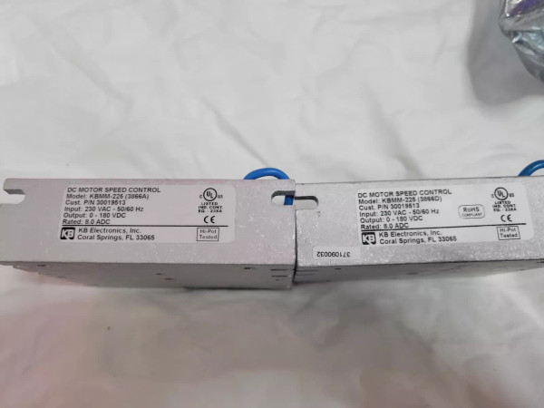 KB Electronics KBMM-225D DC Motor Speed Control 240/120V Lot Of 2 KB Electronics KBMM-225D DC Motor Speed Control 240/120V Lot Of 2