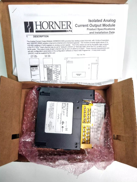 Horner HE693DAC420F Isolated Analog Output Module Horner HE693DAC420F Isolated Analog Output Module