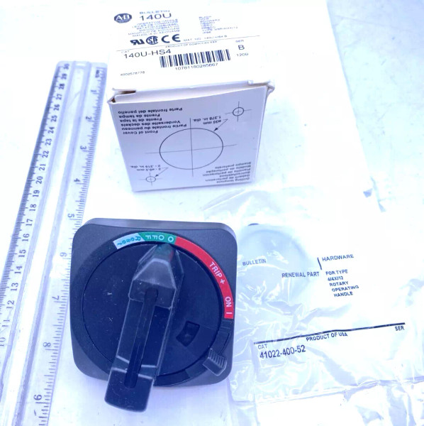 Allen Bradley Black Operator Disconnect Switch 140U-HS4New Allen Bradley Black Operator Disconnect Switch 140U-HS4New