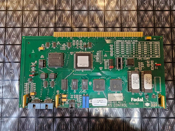 Fadal PCB-0217R 1010-6D X Y Z Axis Control Free Ship, Please read