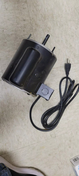 DAYTON Agricultural Fan Motor 1/3hp 1075 RPM, 115V AC, 48 Fr. Installed /new