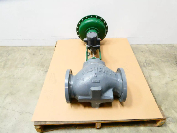 Fisher EWD 657 Size 45 Dvc6215 Pneumatic Steel Flanged Control Valve 6in 150