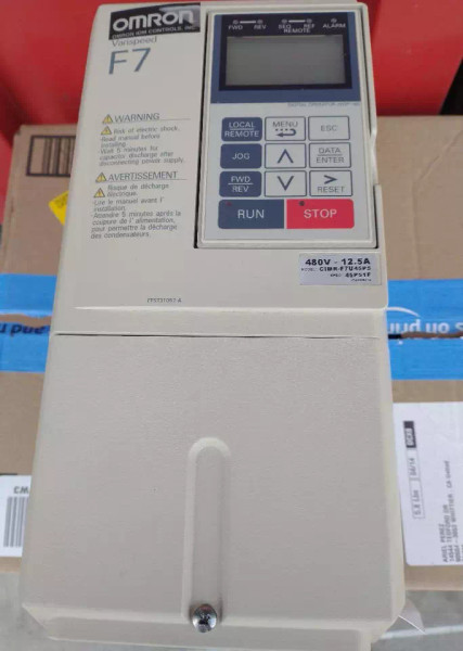 Yaskawa Omron Varispeed F7 AC Drive CIMR-F7U45P5 7.5HP 460V 12.5A Tested