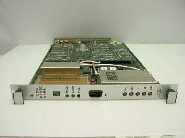 LNR TDMA DEMOD SN94 P/N: 014927 Digital I/O TX RX Card