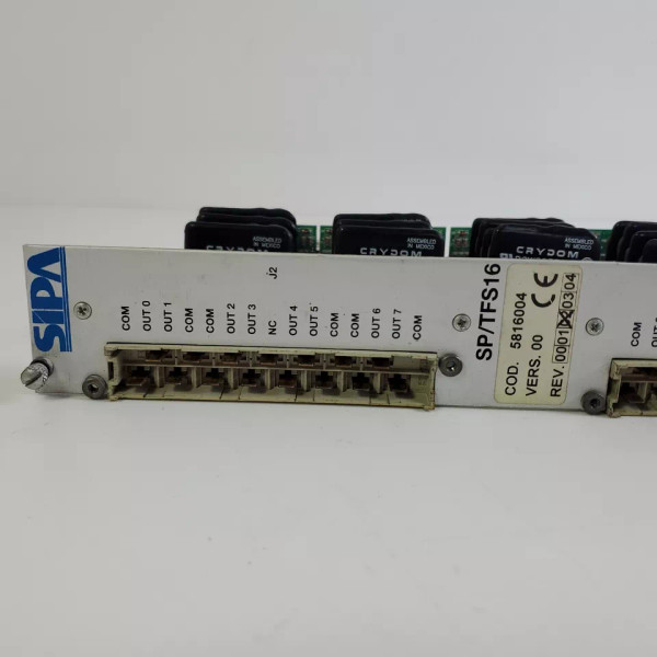 SIPA SP/TFS16 5816004 Control Module Vers. 00 Rev 02