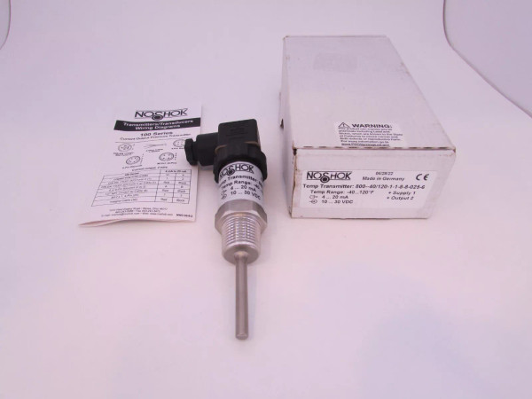 Noshok 800-0/300-1-1-8-8-025-6 Temperature Transmitter -40...120 F